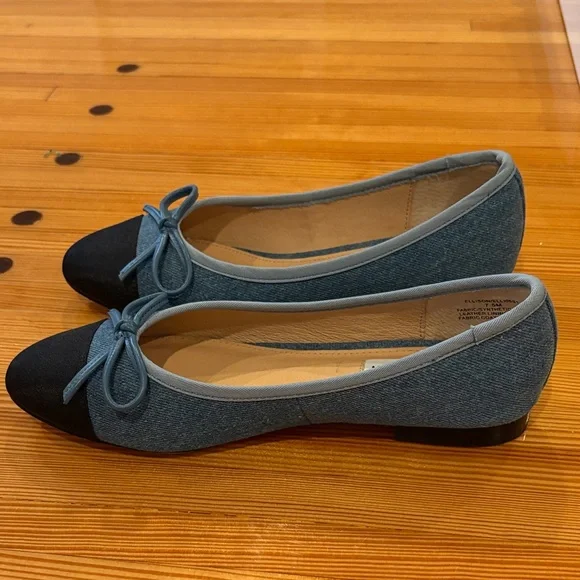 Steve Madden Ellison Denim Ballet Flats - Picture 6 of 6